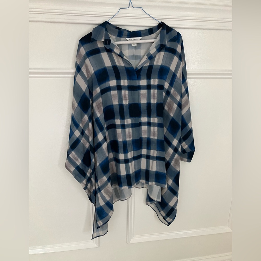 St. John Silk Blouse L